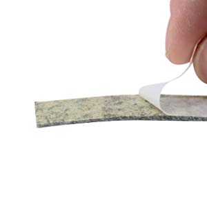 Filzstreifen selbstkl. PREMIUM- 5,0mm stark (L) 5m | grau | Breite: 10